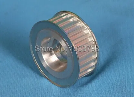 10 mm bore 24 teeth 8M aluminum pulley with 2 flamg photo