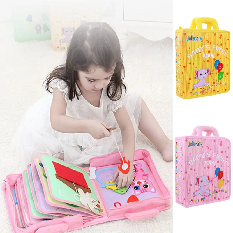 US $52.02 Baby Toys 012 Months Learning Toys Infant Cloth Books Children Early Intelligence Montessori Educational Toy For Children