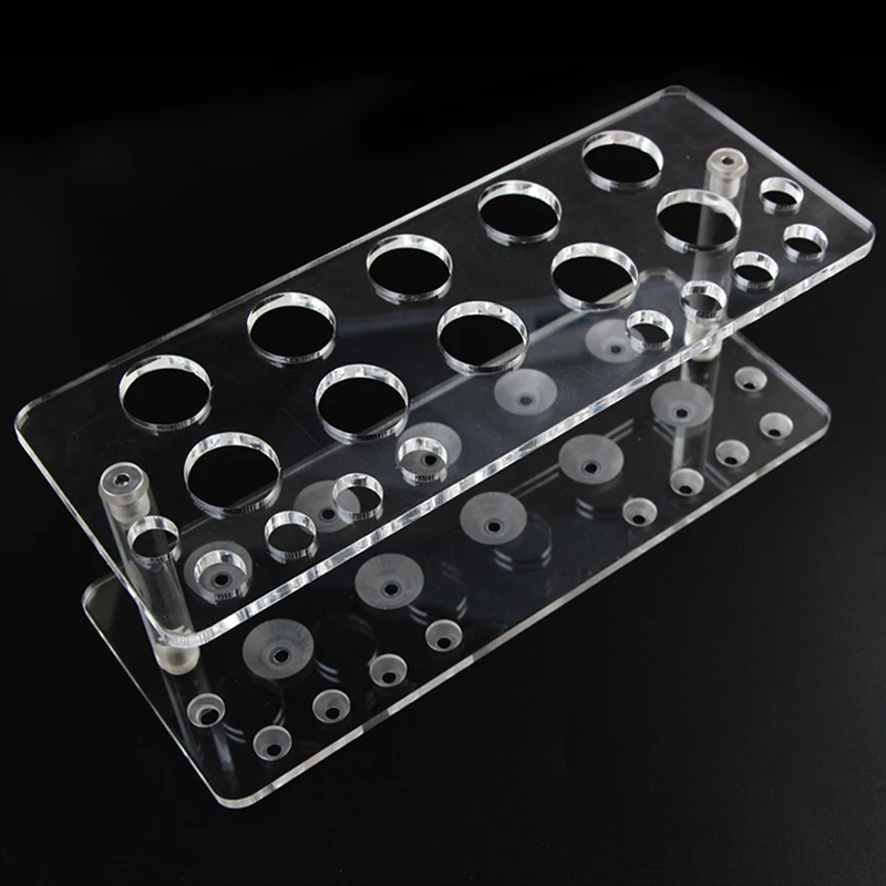 

new Makeup Brushes Holder Acrylic Air Organizer Square Drying Rack Stand for Cosmetic Brush Shelf Tools Pro