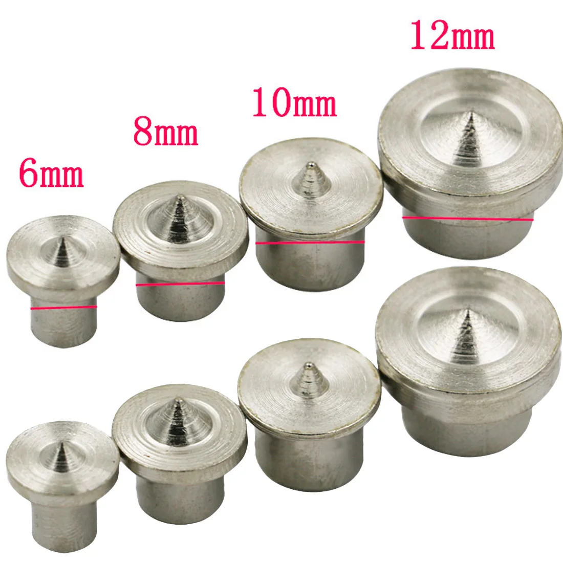 

8pcs 6/8/10/12mm Woodworking Tools Dowel Centre Point Pin Set Dowel Tenon Center Transfer Plugs Wood Drill Power Accessoriess