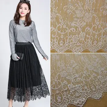 

Typ3-5 150*300cm Flower Leaf Tassel Lace Cloth Guipure Lace Fabric For Apparel Sewing Wedding Dress Diy Doll