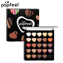 2017 profissional Новый Shimmer матовая Средства ухода для век Make Up Водонепроницаемый popfeel брендовые милые сердцу 25 Цвет теплые Средства ухода для век