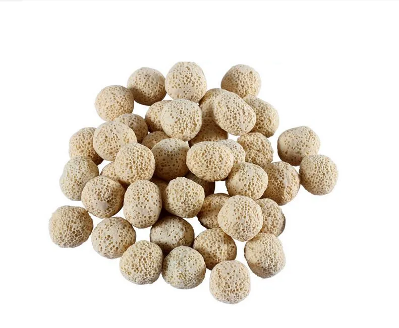 250g 21 MM Dia żółta ceramiczna piłka Bio porowaty filtr Media biologicznych filtr akwariowy wysokiej jakości bakterie nitryfikacyjne materiał