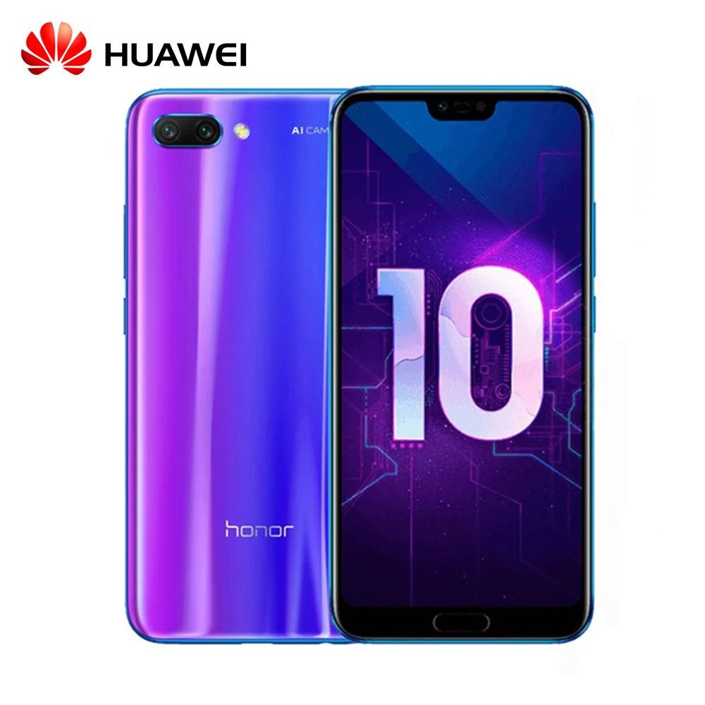 Original Huawei Honor 10 Android 8.0 4G LTE Smartphone 3D