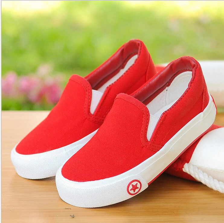 shoes for boys in red colour