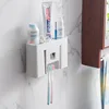 Convenient Magnetic Toothbrush Holder Save Space Storage Dust-proof Bathroom Accessories Automatic Durable Toothpaste Dispenser 3