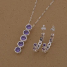 925 серебряные ювелирные изделия ожерелье кольца WT-632