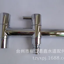 Полностью медный смеситель для стиральной машины с двойной головкой многоцелевой кран двойного назначения для Быстрого Открывания небольшого крана