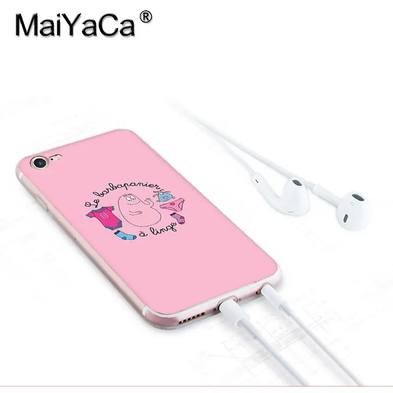 Чехол MaiYaCa для iphone 7 6 X Barbapapa уникальный дизайн высококачественный чехол телефона