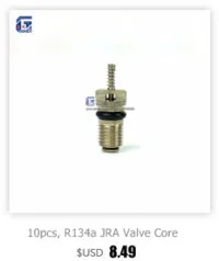 Универсальный R134a R12 высокая низкая сторона обслуживания порт сварочный клапан с JRA сердечником клапана и крышкой
