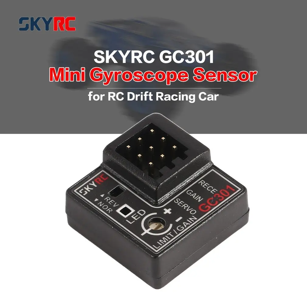 SKYRC GC301 мини гироскоп для RC автомобиль дрейф гоночный автомобиль рулевое управление выход интегрированный компактный светильник-весовой дизайн