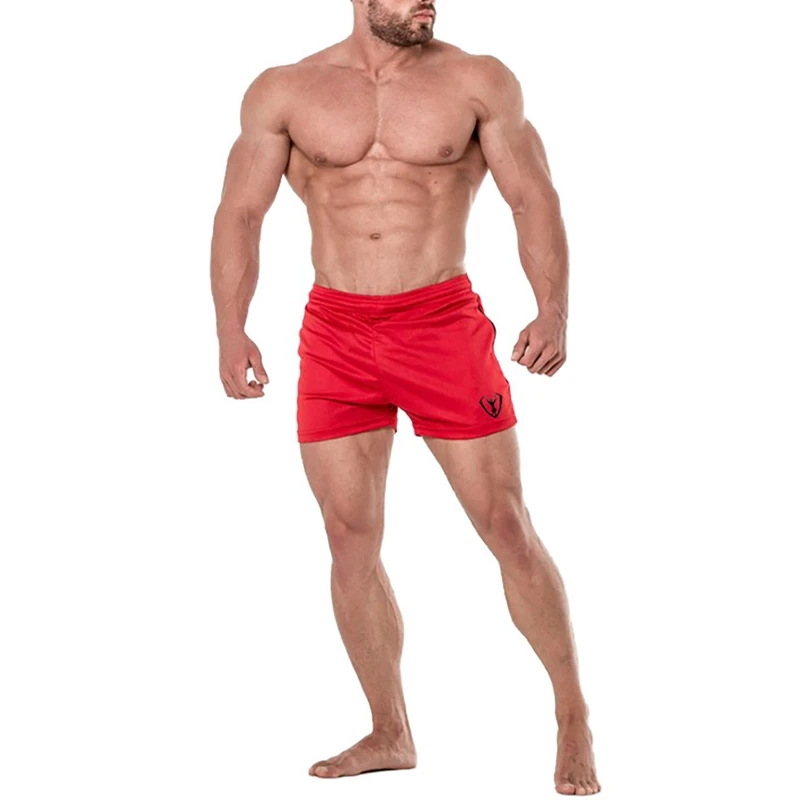Мужские шорты для фитнеса дышащие хлопковые свободные шорты