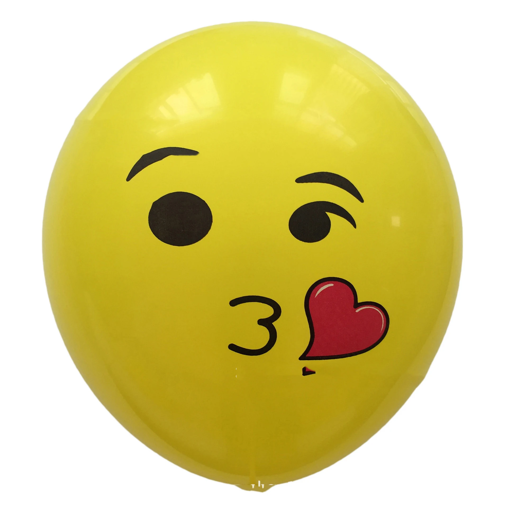 Смешанный большой и толстый желтый воздушный шар с круглой улыбкой и мульти-версия милого латексного цвета воздушный шарик со смайлом