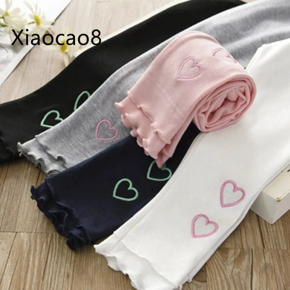 

Baby Toddler Girls Pants Spring Summer Kid Clothes High Quality Leggings for Girls Full Length Solid Pants Kids Clothes 2-7Y