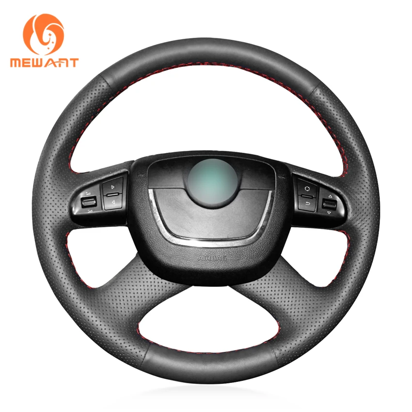 MEWANT черная искусственная кожа фотосессия для Skoda Octavia 2009-2013 Roomster 2009-2012 Fabia Superb |
