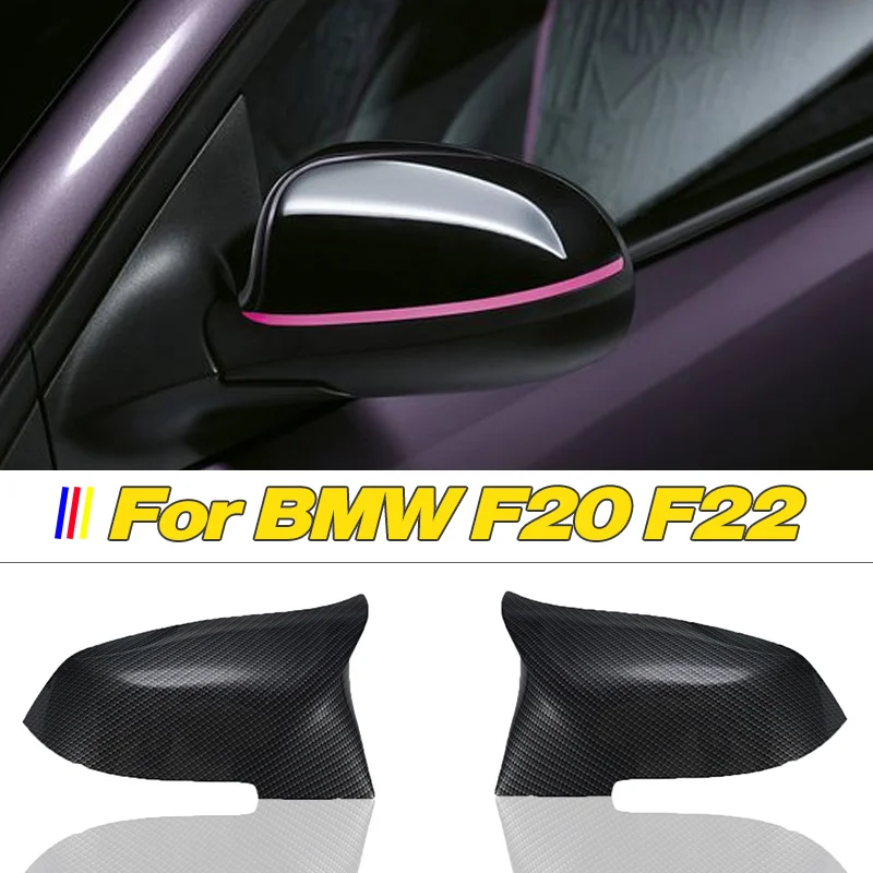 

2 Pcs Carbon Fiber Mirror Cover Rear View Mirror Shell For BMW F30 F32 F33 F20 F22 F23 F36 X1 F20 F30 F22 F36 F23 F87 M2 M3 M4