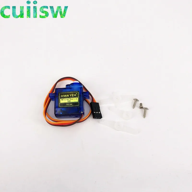 10 шт. HWAYEH Rc Mini Micro 9g 1,6 кг Servo SG90 Для RC 250 450 6CH для вертолета самолета автомобиля лодки