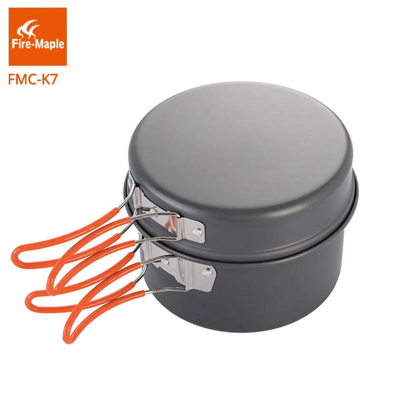 Fuego de arce de herramientas juego de Picnic al aire libre que acampa plegable cocina utensilios de cocina de aleación de aluminio para 2-3 personas FMC-K7