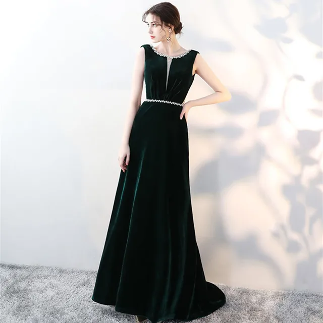 green velvet dresses for wedding