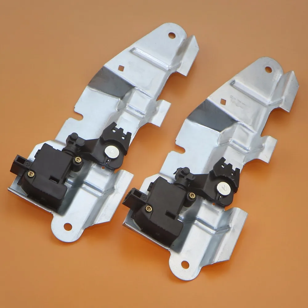 2 Set Car Rear Bootlid Trunk Latch Bracket + Tail Gate Lock Motor For VW Passat B5 Jetta Golf