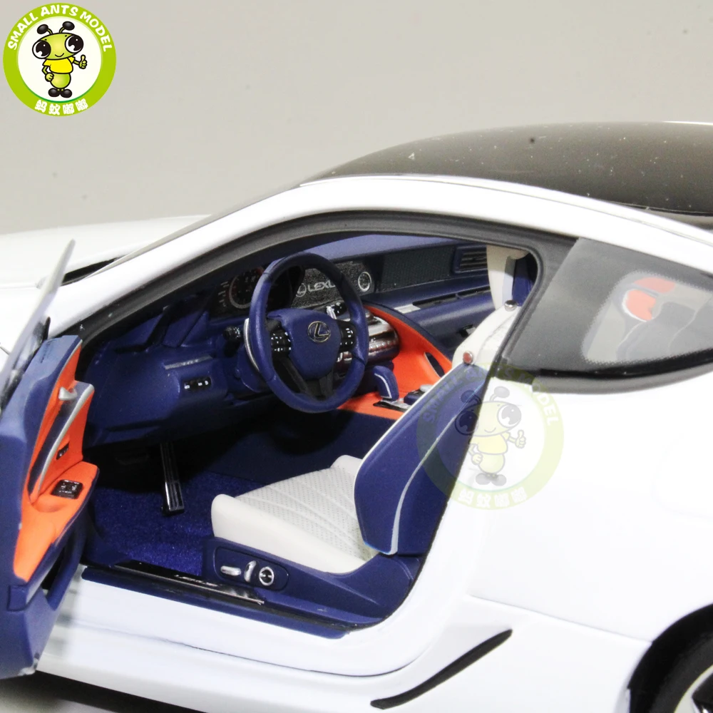 1/18 LC500 LC 500 h спортивный гоночный автомобиль литой под давлением Модель автомобиля игрушки для детей коллекция хобби подарок белый