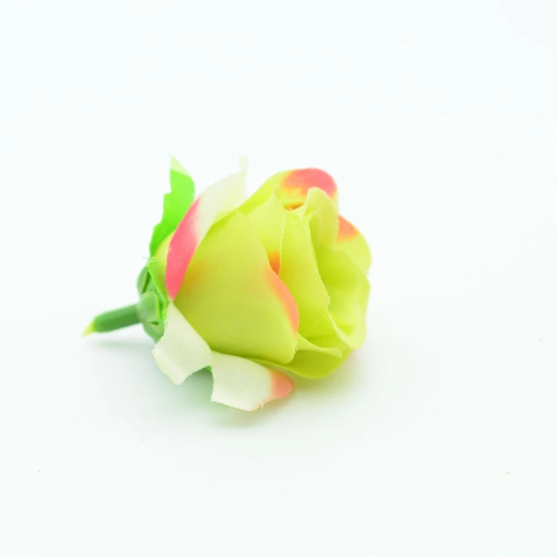 10 шт. шелковые розы дешевые аксессуары для домашнего декора Свадебные Рождественские поддельные цветы свадебное оформление diy ВЕНОК искусственные цветы - Цвет: green