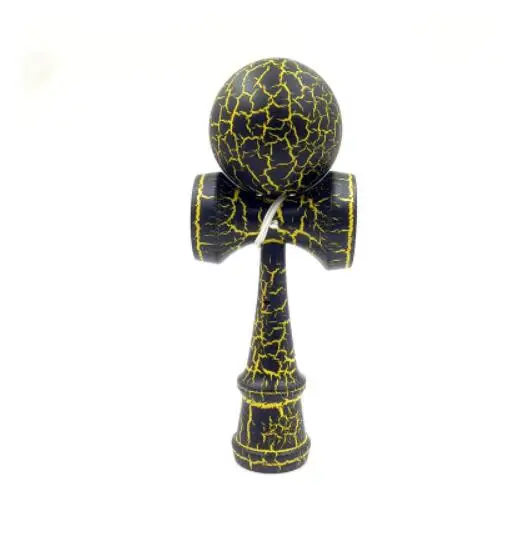 Привлекательная Kendama 18,5 см забавная японская традиционная деревянная игрушка Kendamas мяч красочные ПУ краски деревянные игрушки - Цвет: 6