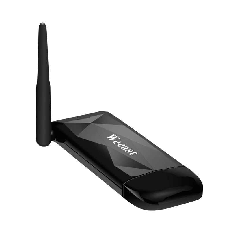 

Wecast E3 DLNA Airplay WiFi Display Miracast TV Dongle HDMI Receiver Mini Android TV Stick Full HD RK3036 with External Antenna