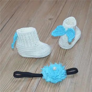 

QYFLYXUESell Customized, Super Soft And Comfortable Baby Hand Woven Sweater Shoes, Three-dimensional Hollowed Baby Toddler Shoes