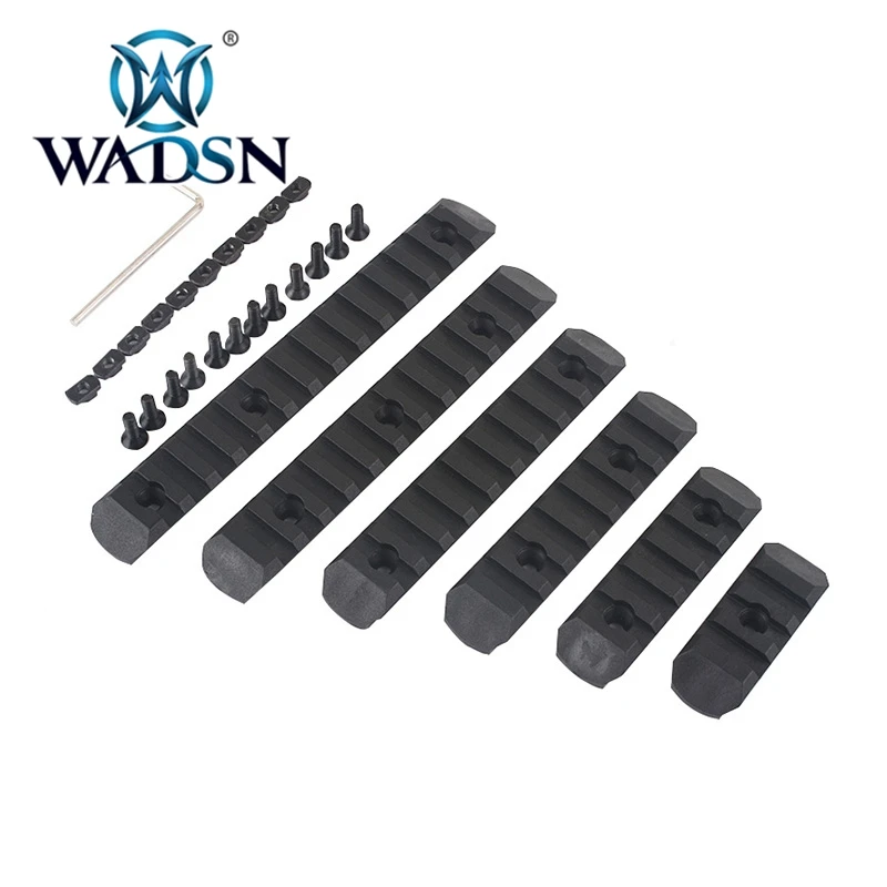 

Wadsn Airsoft KeyMod M-LOK Polymer Rail Set (6 pcs) MLOK Softair MP02013