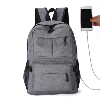 

30PCS/LOT USB Backpack Book Bags for School Backpack Casual Rucksack Daypack Oxford Canvas Laptop Fashion Man Backpacks