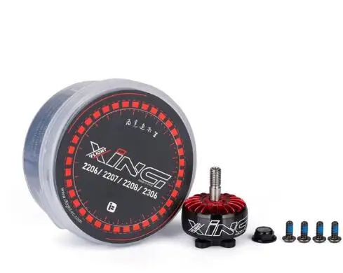 Бесщеточный мотор iFlight XING 2207 1700KV 1800KV 3-6S с валом из титанового сплава совместимый HQ