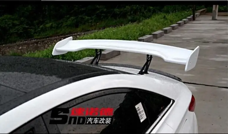 

ABS CAR REAR WING Trunk Lip Spoiler Wing Fit For ALL Sedan Three-Box Universality GT Style Fast by EMS (With Lamp) BY EMS