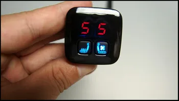 

2 sets/lot,DHL free,7 fans/set, car seat heater&ventilation kits with LCD screen round five postions switch