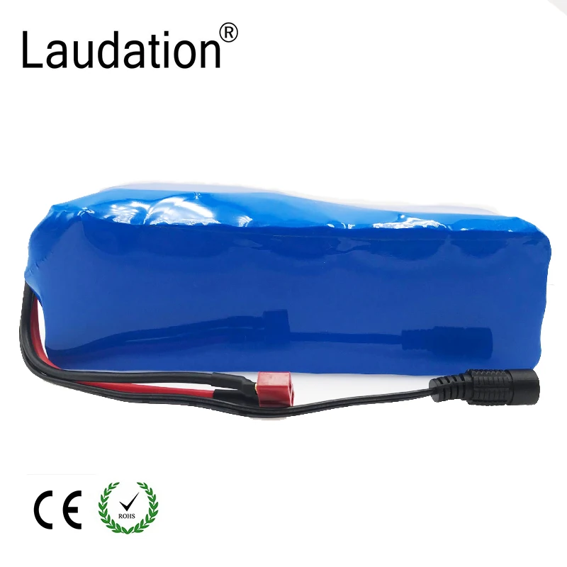 Laudation 36V 10Ah литий-ионная батарея для 36V электрического велосипеда 350W 500W двигателя или мотоцикла скутер с 15A BMS высокой мощности 10S3P