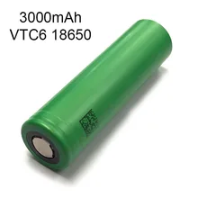 2pcs VTC6 Original 18650 Battery for SONY Rechargeable Li-ion Lithium Batteries High drain 30A Discharge for E-Cigarette