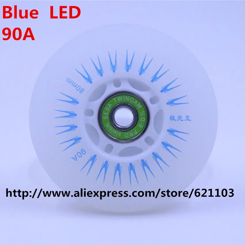 4 PCS 72/76/80mm LED فلاش زلاجات بعجلات مضمنة عجلات مع ABEC-7 محامل 90A عجلات اكسسوارات 4 PCS 72/76/80mm LED فلاش زلاجات بعجلات مضمنة عجلات مع ABEC-7 محامل 90A عجلات اكسسوارات