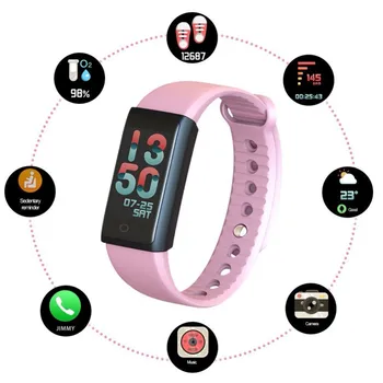 

Smart Bracelets Color Screen Band Heart Rate Monitor Oxygen Monitor Smart Arterial Pressure Sports Fitness tracker Wristband New