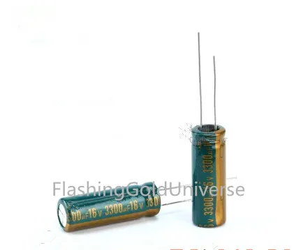 16V 3300 мкФ 3300 мкФ 16V Алюминий электролитические конденсаторы размером: 10*25