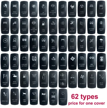 

Custom DIY 12V 24V Marine Grade Boat Car RV Rocker Switch 3 Pin ON OFF SPST Waterproof IP66 White LED Light