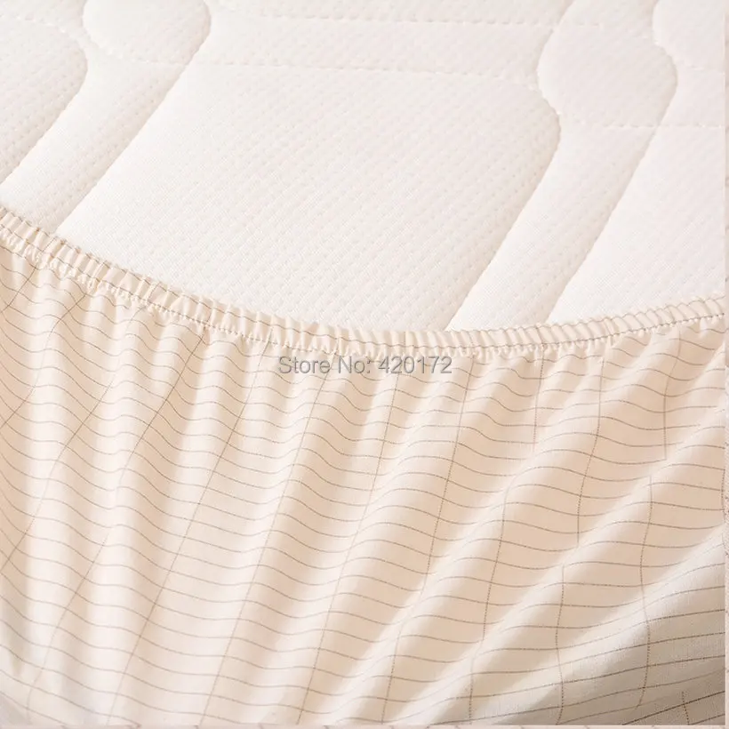 Conductive Earth Connection Bed Fitted Sheet Anti Static Bed Cover With Price Silver Cotton Fitted Cover
