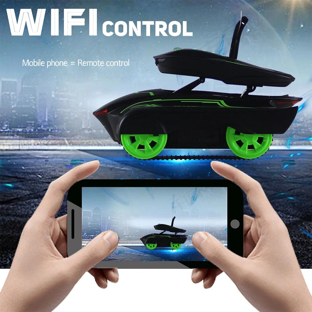 Военный игрушечный бак для охоты с Wi Fi управлением камерой проверки систем IOS и