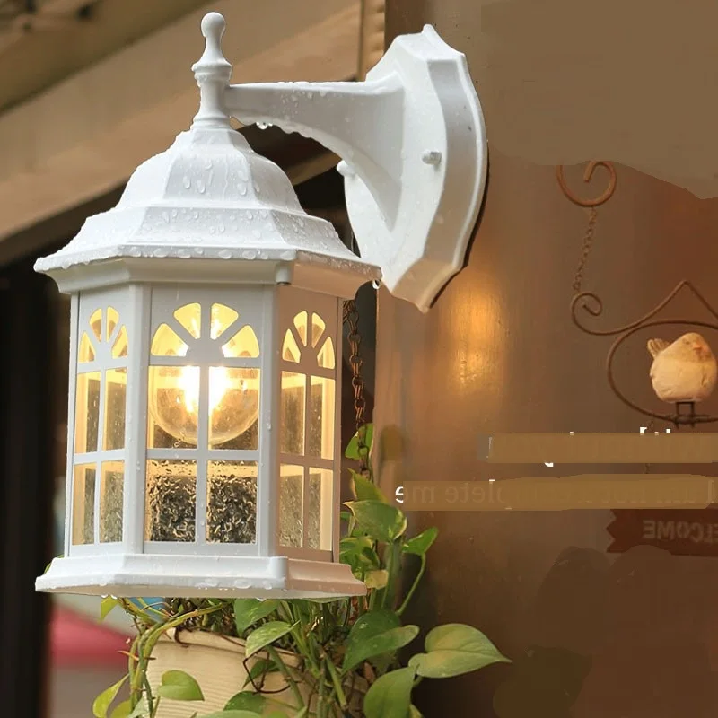 

Outdoor light European style wall lamps American Rural Courtyard balcony living room corridor waterproof wall lamps ZA FG219