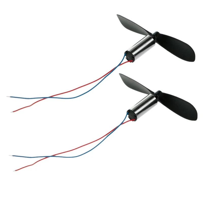 

1 Pair DC 4.2V 614 Micro DIY Helicopter Coreless Motor With Propeller High Speed