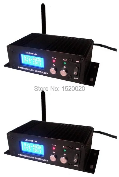 (2Pcs/Lot) 2.4G Wireless Transmitter Receiver Antenna Dmx