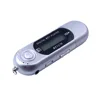 USB MP3 Music Player Digital LCD Screen Support 32GB TF Card & FM Radio With Microphone Black Blue Mp3 Player ► Photo 2/6