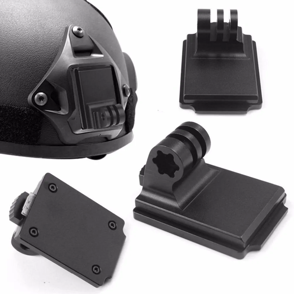 Профессиональный алюминиевый шлем с фиксированным креплением для GoPro 3 NVG, Алюминиевый шлем для экшн-камеры, фиксированный Адаптер для крепления NVG
