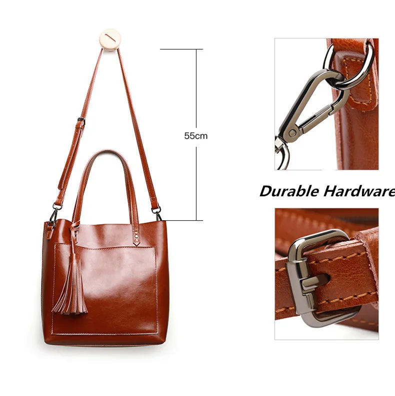 genuine leather women shoulder bag  (13)