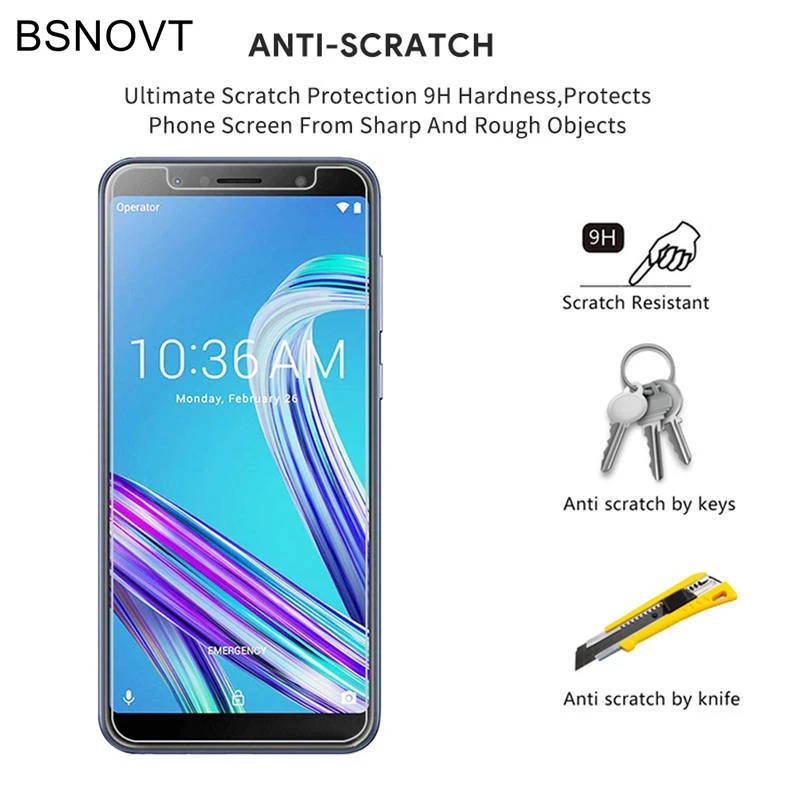 

2PCS Glass For Asus Zenfone Max (M1) ZB556KL Phone Screen Protector Tempered Glass For Asus Max (M1) ZB556KL Glass Front Film