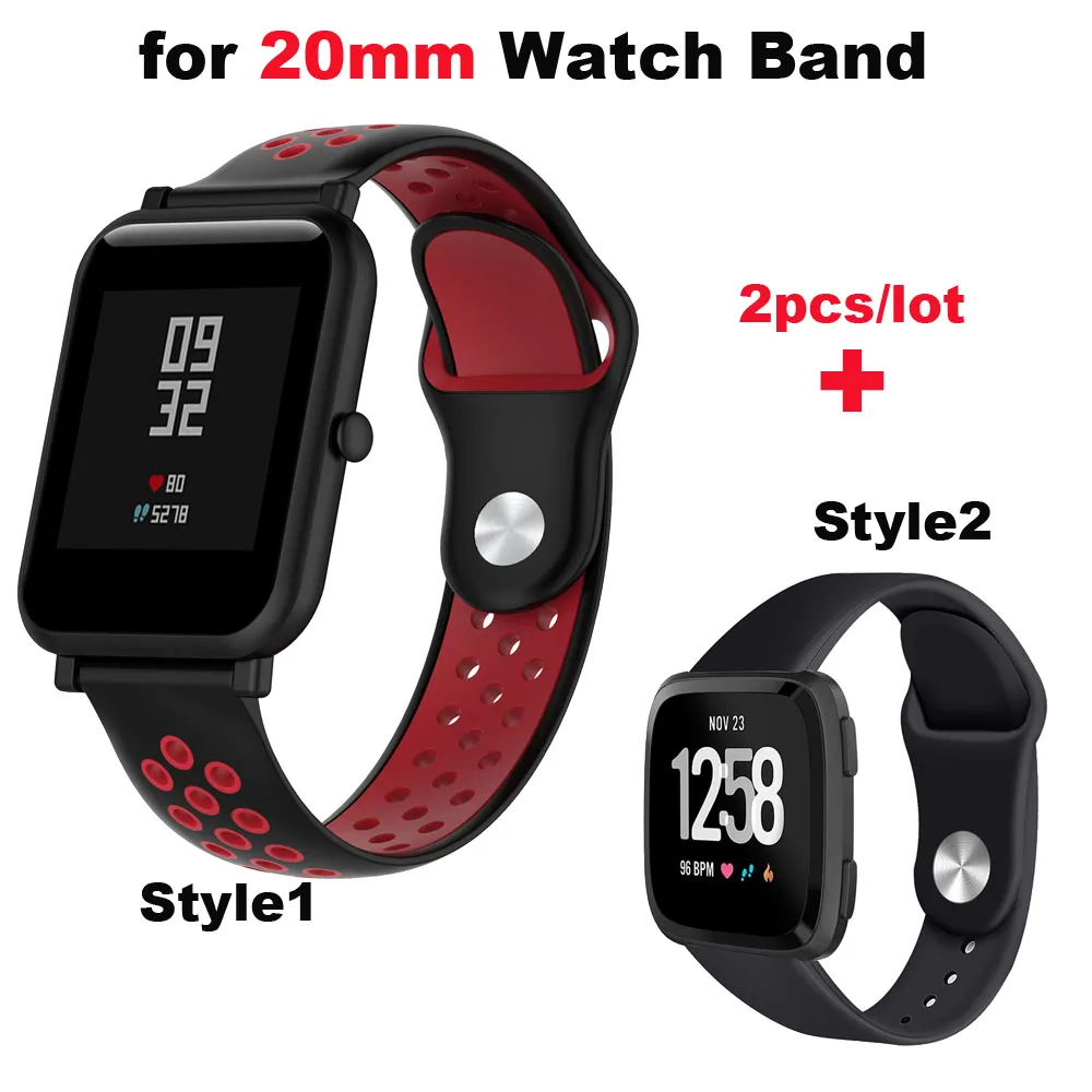 Для Xiaomi Amazfit GTS ремешок для часов Bip GTR 42 мм браслет силиконовый